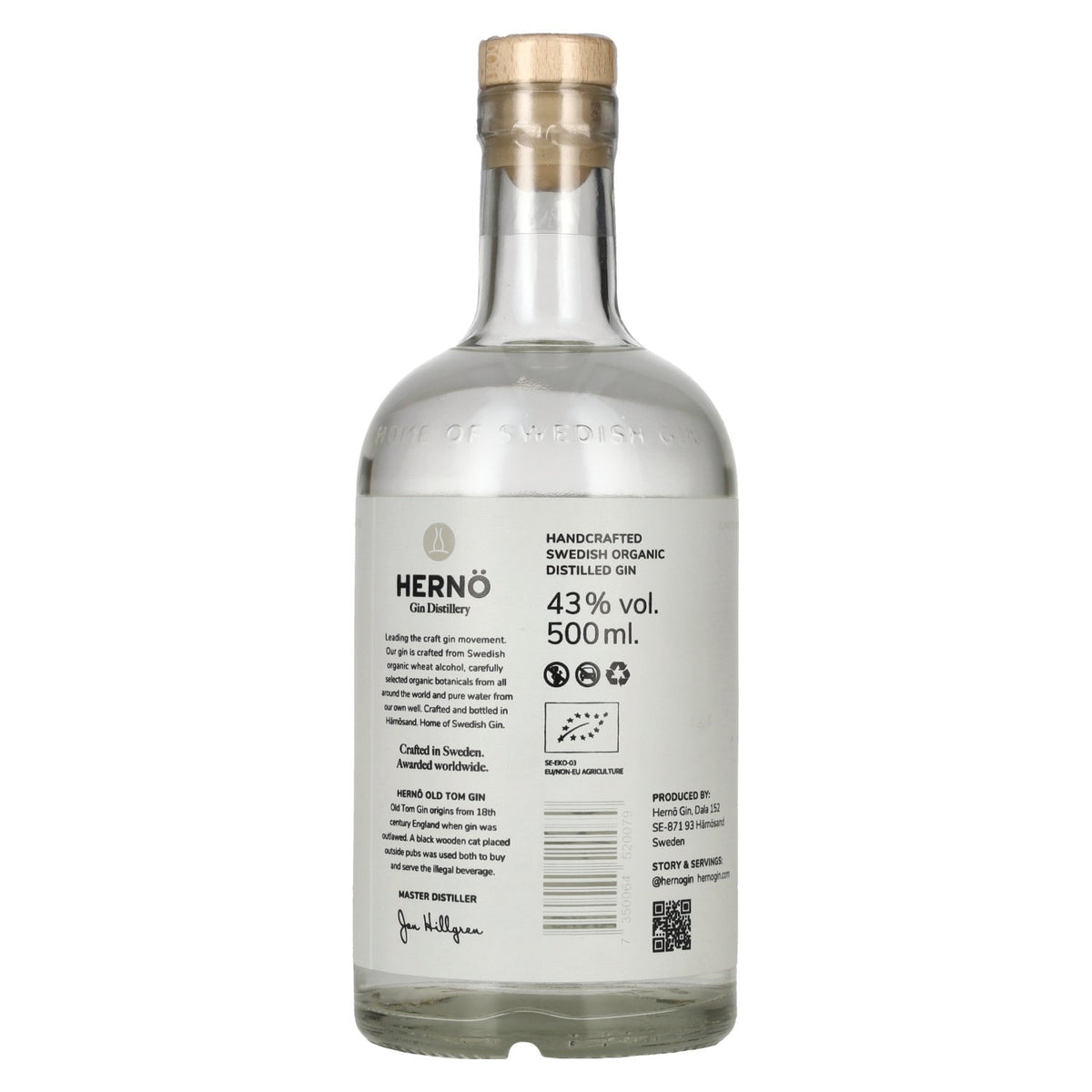 Hernö OLD TOM GIN 43 % vol. 0,5 l