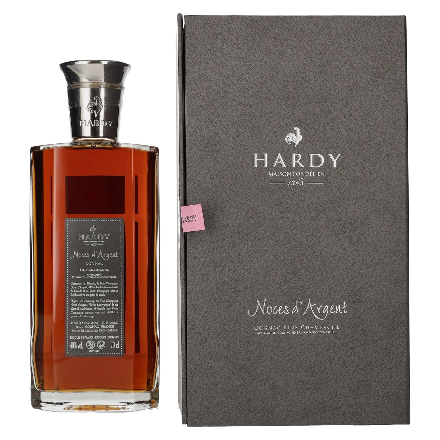 Hardy Cognac Noces d'Argent 40% Vol. 0,7l in Geschenkbox