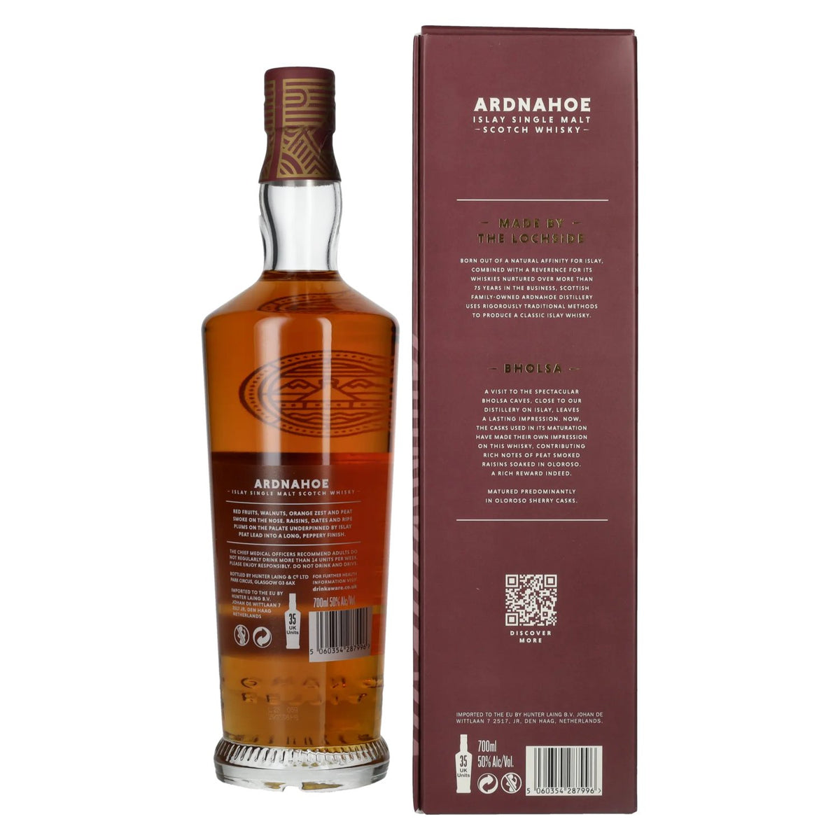 Ardnahoe BHOLSA Islay Single Malt Whisky 50% vol. 0.7 l in a gift box