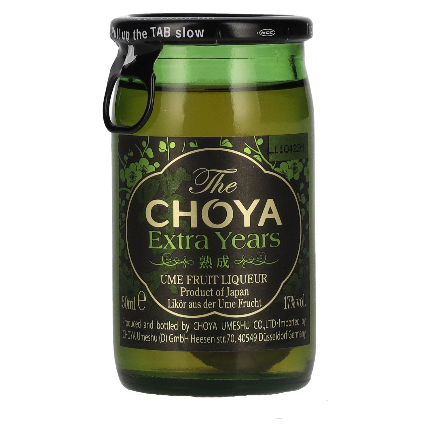 De Choya Extra Jaren Ume Vruchtenlikeur 17% Vol. 0,05l