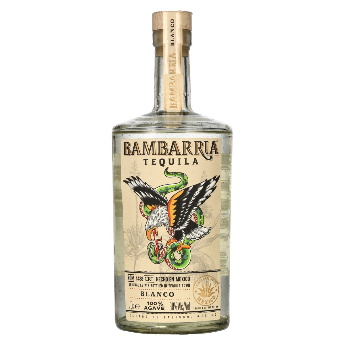 Bambarria Tequila Blanco 100 % agave, 38 % vol., 0,7 l
