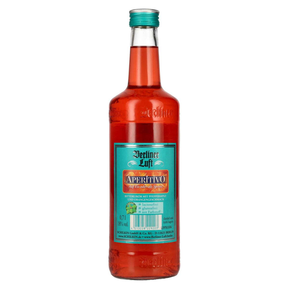 Berliner Luft APERITIVO Liqueur de menthe fraîche 18 % vol. 0,7 l