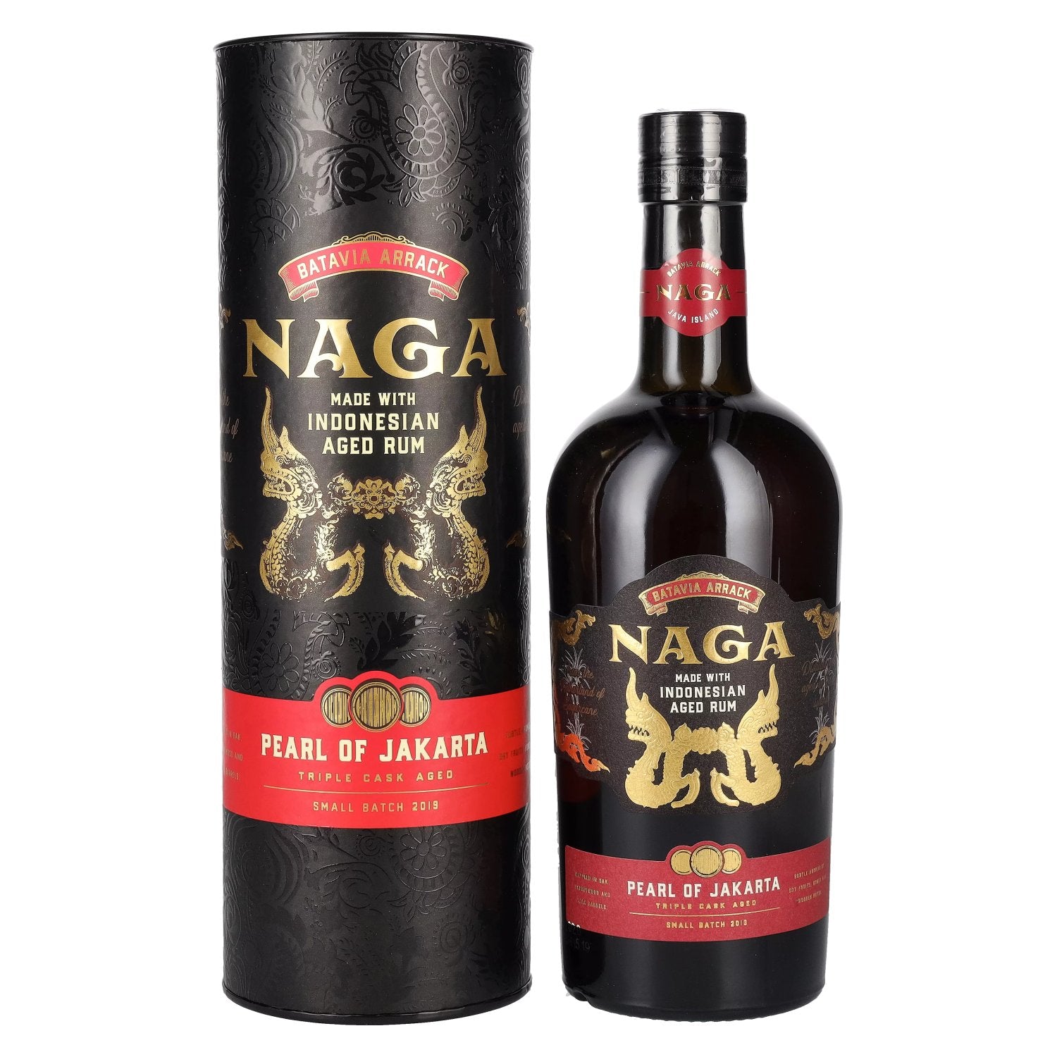 Naga Pearl of Jakarta Triple Cask Aged Small Batch 2019 42,7% vol. 0,7l en boîte cadeau