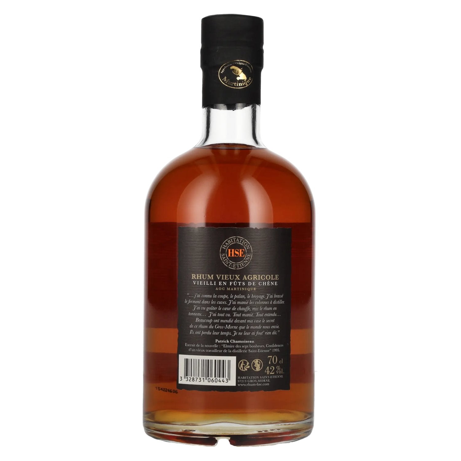 HSE Rhum Vieux Agricole Martinique 42% vol. 0,7l