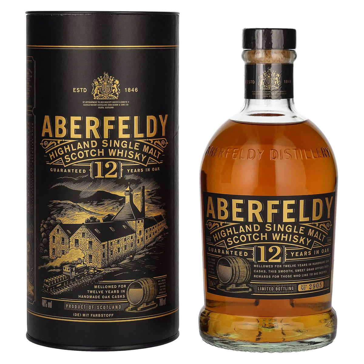 Aberfeldy 12 Years Old Highland Single Malt 40% Vol. 0,7l in gift box