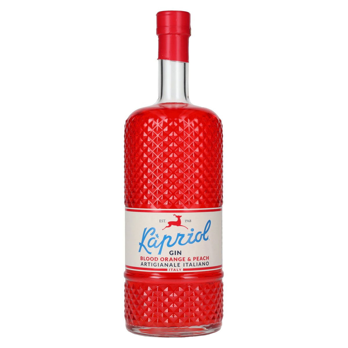 Kapriol BLOOD ORANGE &amp; PEACH Italian Artisanal Gin 40.7% ABV 0.7l