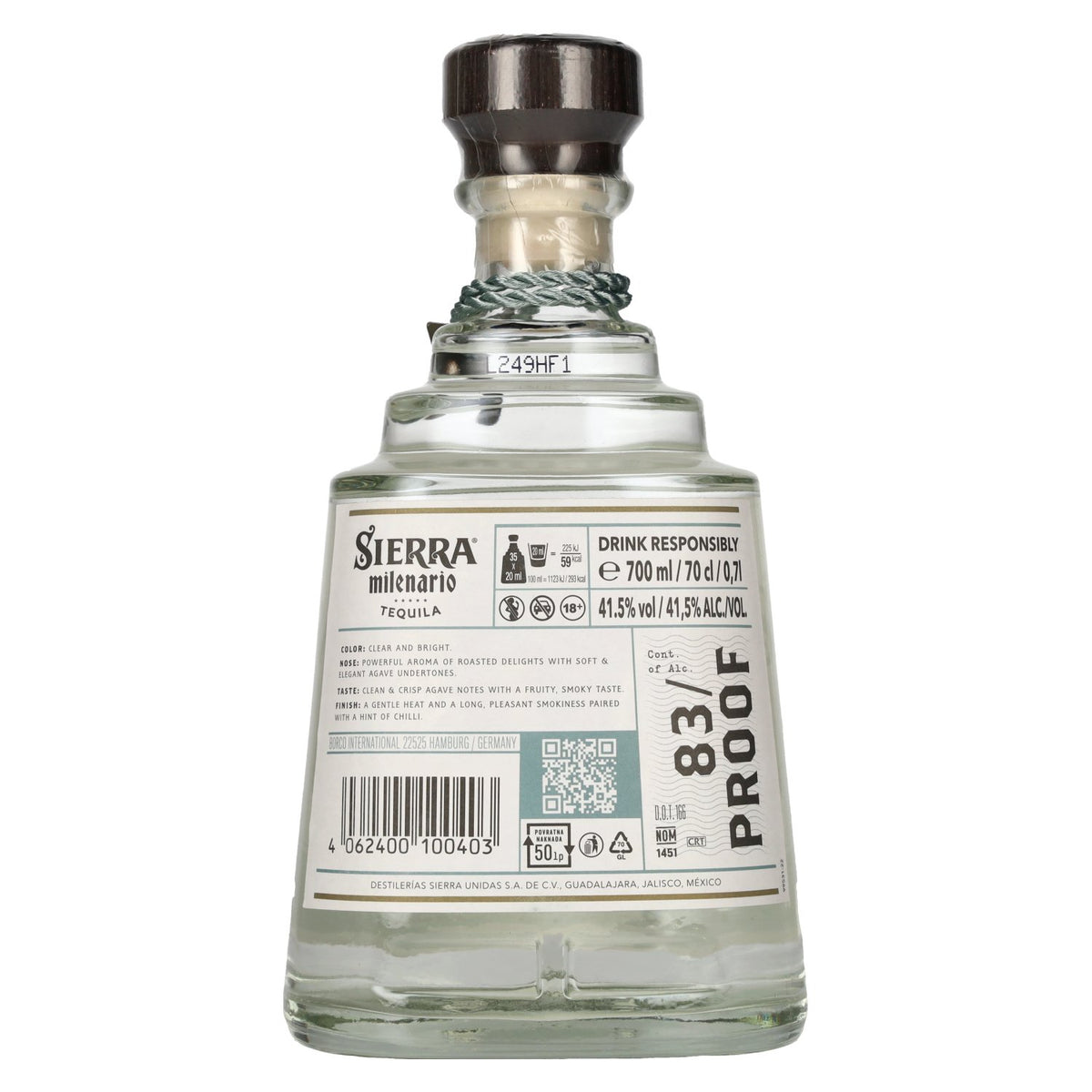 Sierra Tequila Milenario Fumado 100% de Agave 41,5% Vol. 0,7l