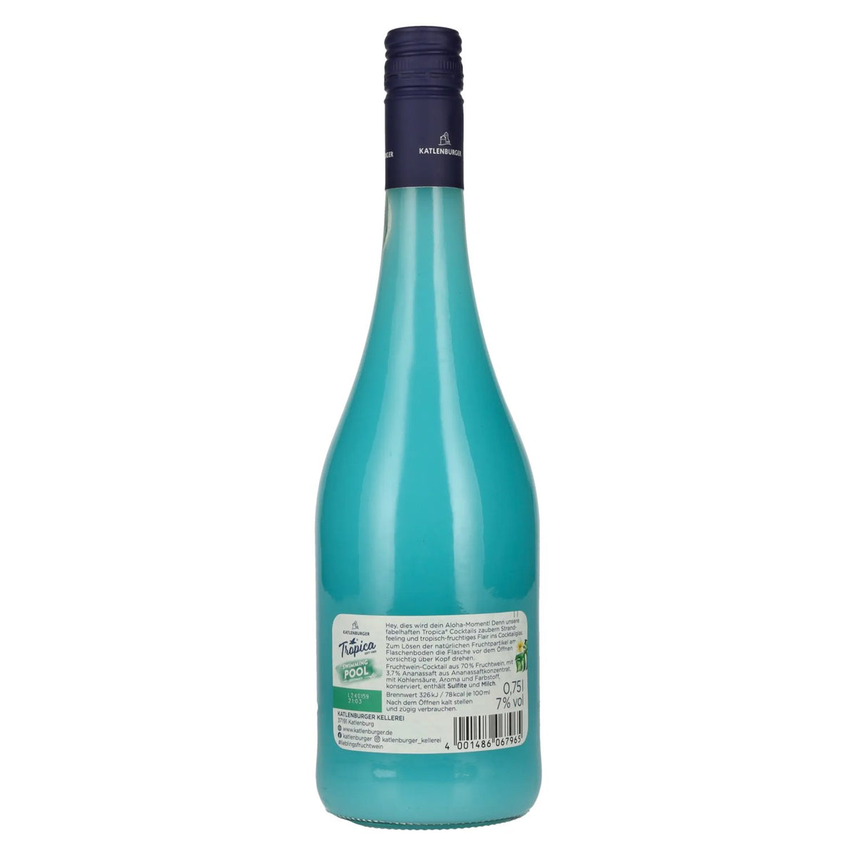Katlenburger Tropica Cocktail Swimming Pool 7% ABV 0.75 l