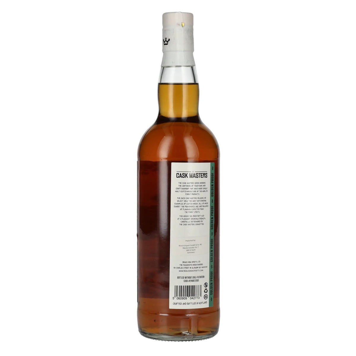 Brave New Spirits 13 ans d'âge North British Cask Masters Single Grain n° 248817 2011 50,1 % vol. 0,7 l
