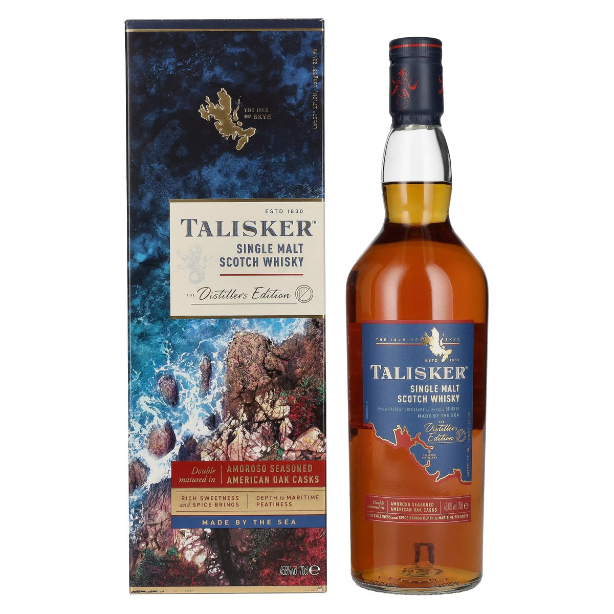 Talisker The Distillers Edition Double Matured 45.8% vol. 0.7l in a gift box