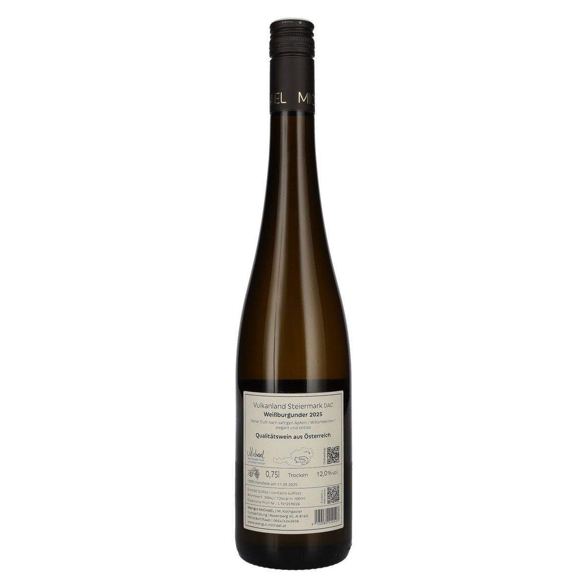 MICHAEL Pinot Blanc Vulkanland Styria DAC 2025 12% vol. 0.75 l
