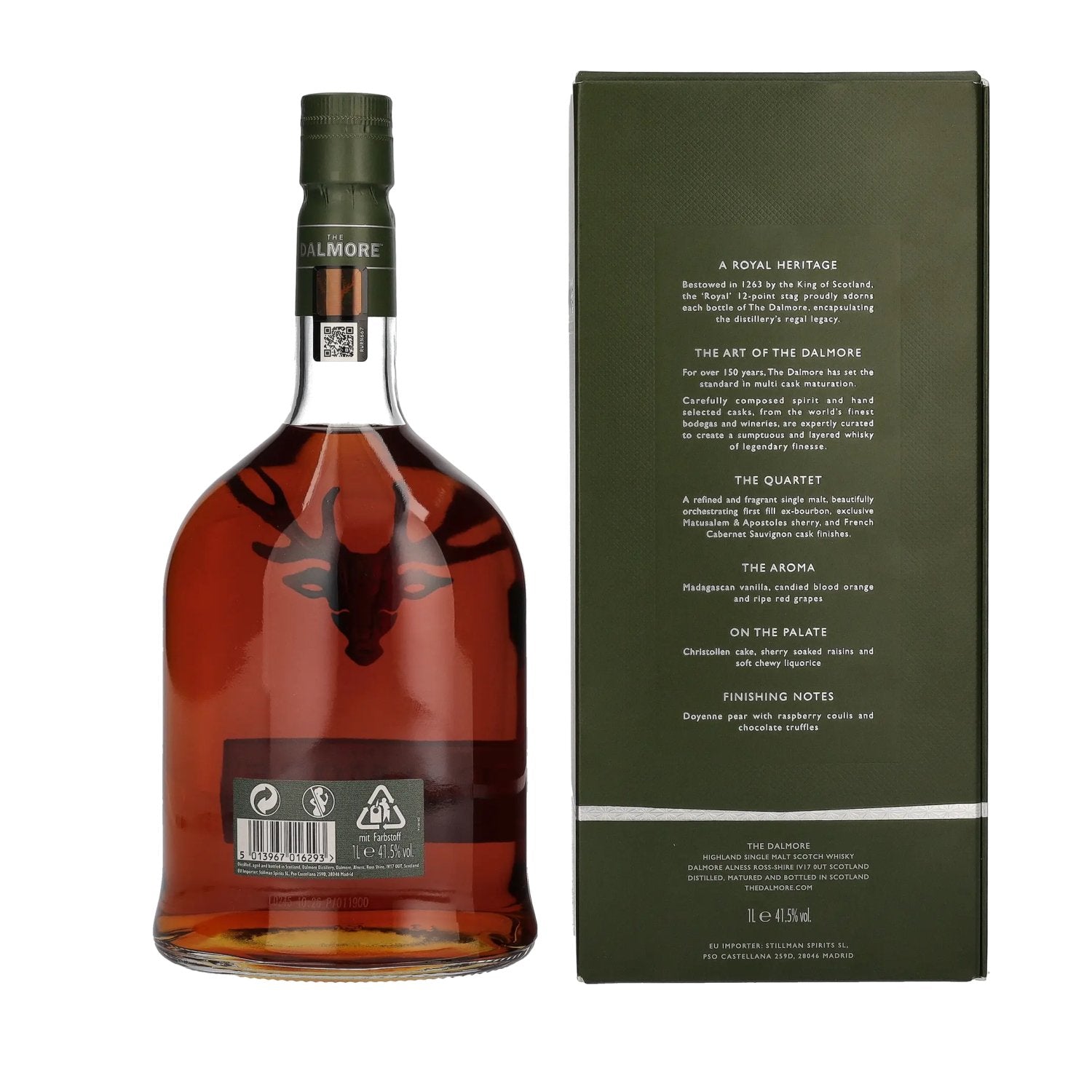 The Dalmore THE QUARTET Highland Single Malt Scotch Whisky 41,5% Vol. 1l in geschenkverpakking
