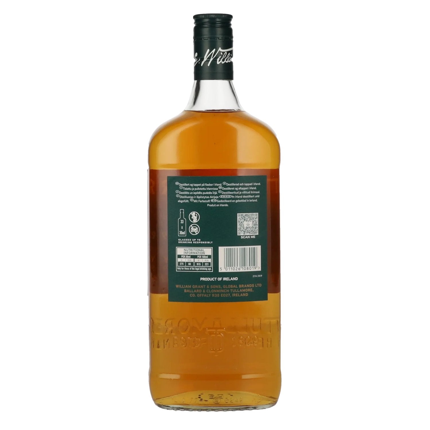 Tullamore D.E.W. Triple Distilled Irish Whiskey 40% Vol. 1l