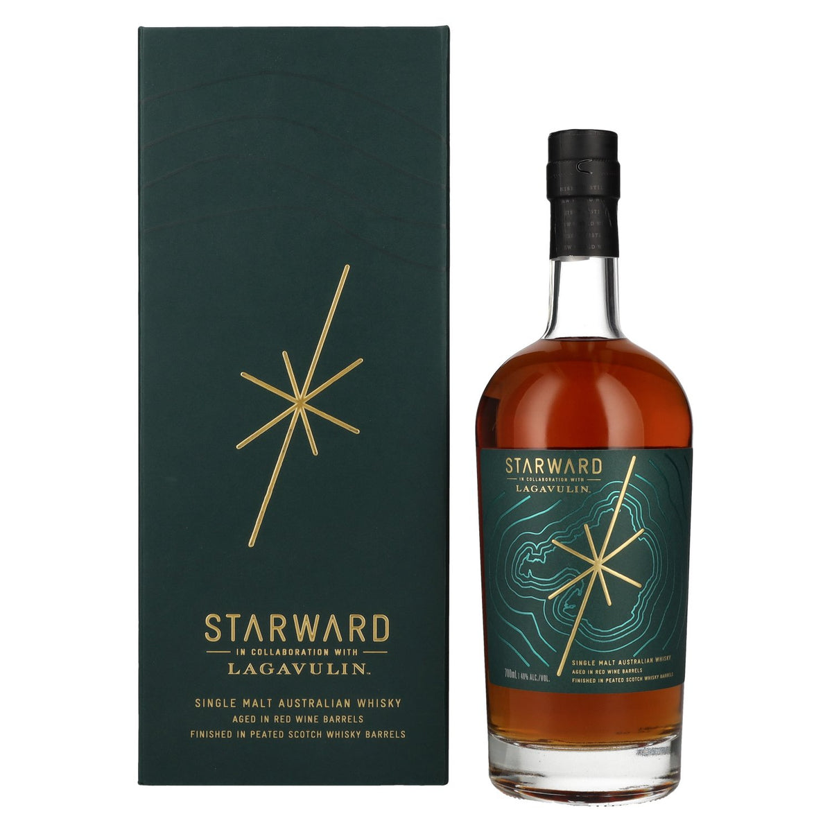 Starward Lagavulin Single Malt Australian Whisky 48% vol. 0.7 l in a gift box