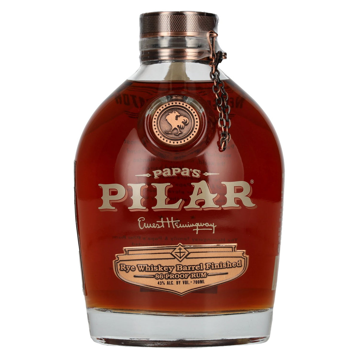 Papa's Pilar RYE WHISKEY BARREL 86 Proof Rum 43% vol. 0.7l
