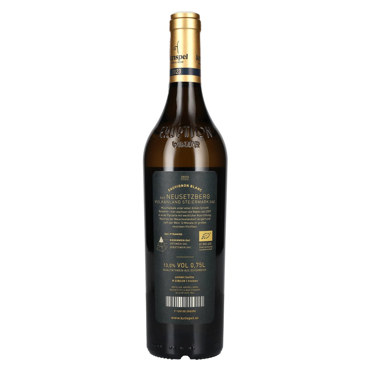 KRISPEL Sauvignon Blanc Ried Neusetzberg Vulkanland Styrie DAC 2023 13 % vol. 0,75 l