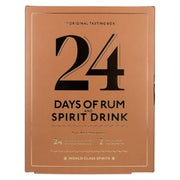 24 JOURS DE RHUM ET DE SPIRITUEUX – Le coffret de dégustation original 41 % vol. 24 x 0,02 l dans un coffret cadeau avec 2 verres à dégustation