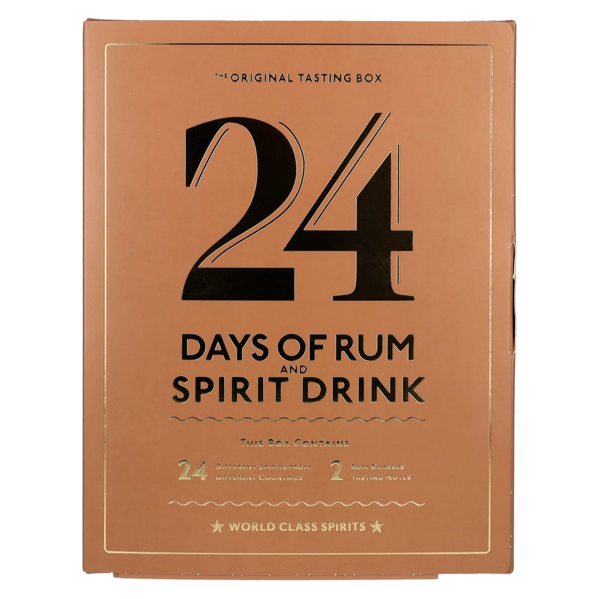 24 DAGEN RUM EN SPIRIT DRINK The Original Tasting Box 41% Vol. 24x0.02l in geschenkverpakking met 2 proefglaasjes