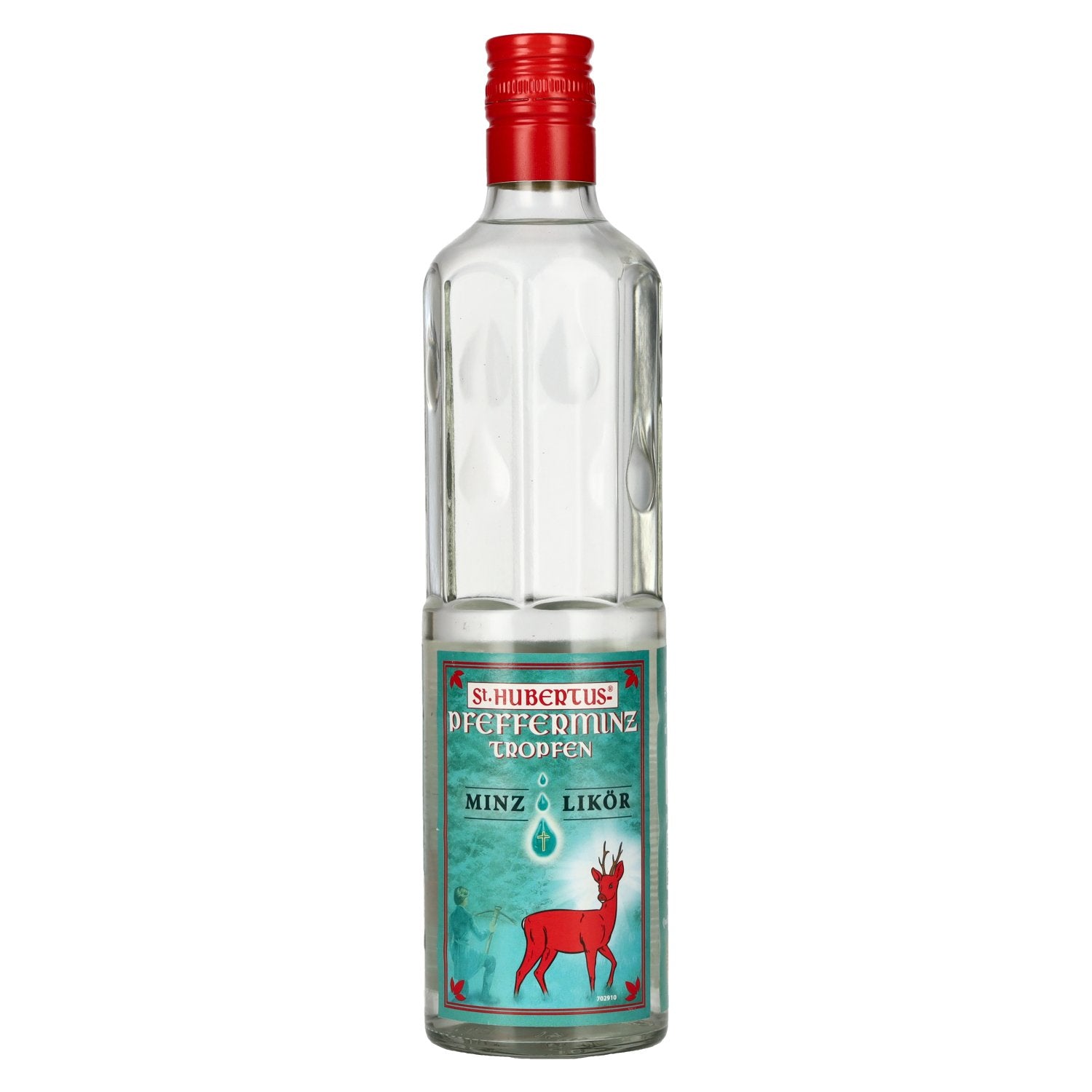 St. Hubertus PFEFFERMINZ Tropfen Minz-Likör 18% Vol. 0,5l