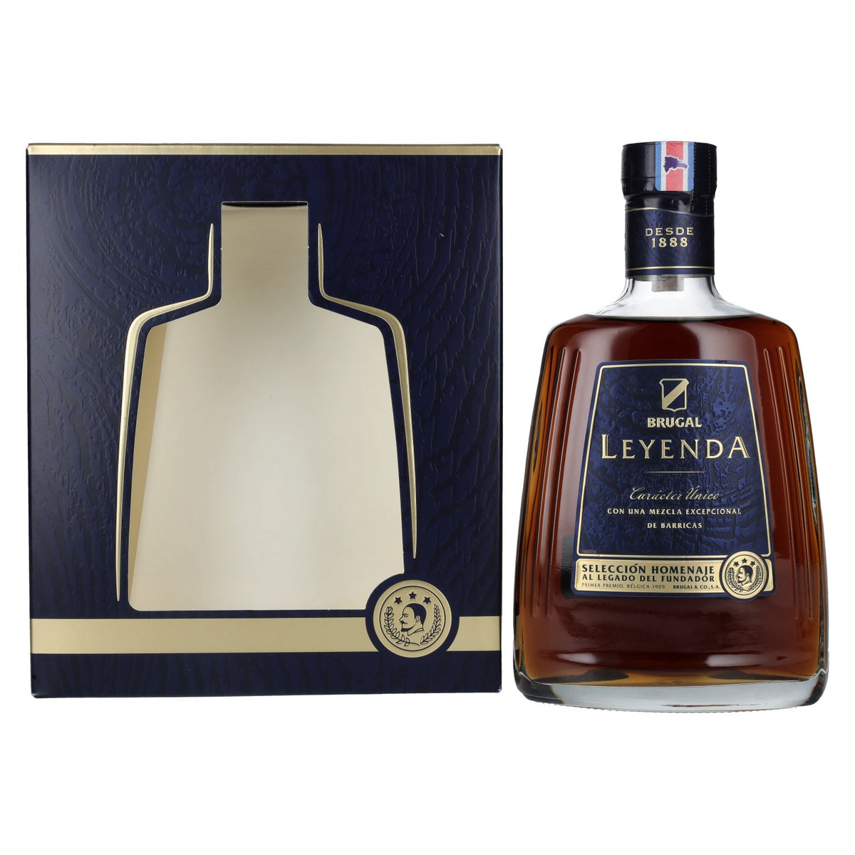 Brugal LEYENDA Selección Homenaje 38% vol. 0,7 l in geschenkverpakking