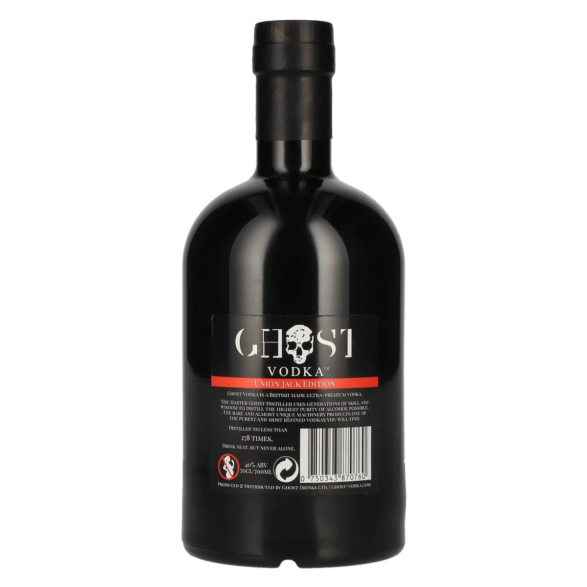 Ghost Vodka The Union Jack Edition 40% vol. 0,7 l