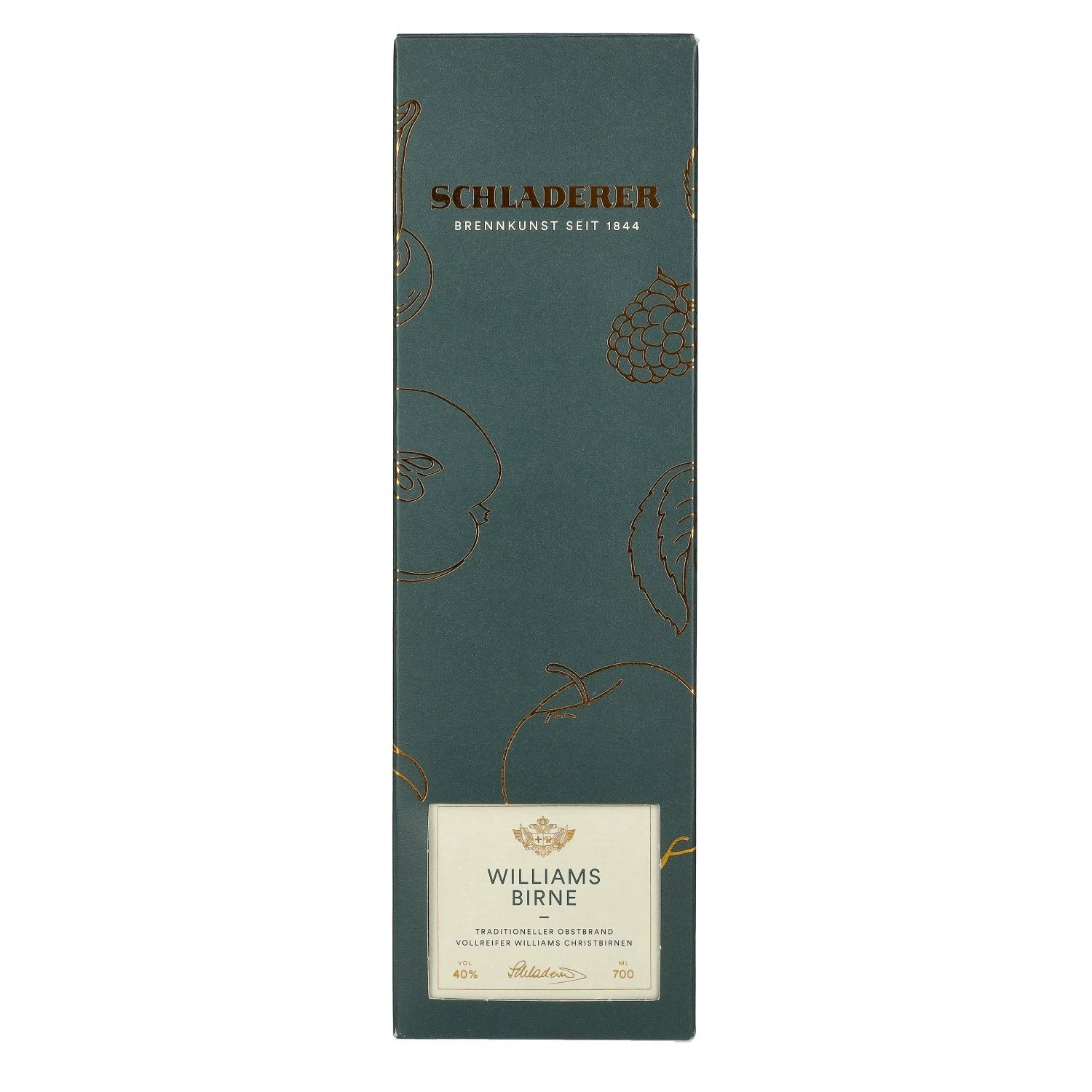 Schladerer Williams Peer 40% Vol. 0,7l in geschenkverpakking