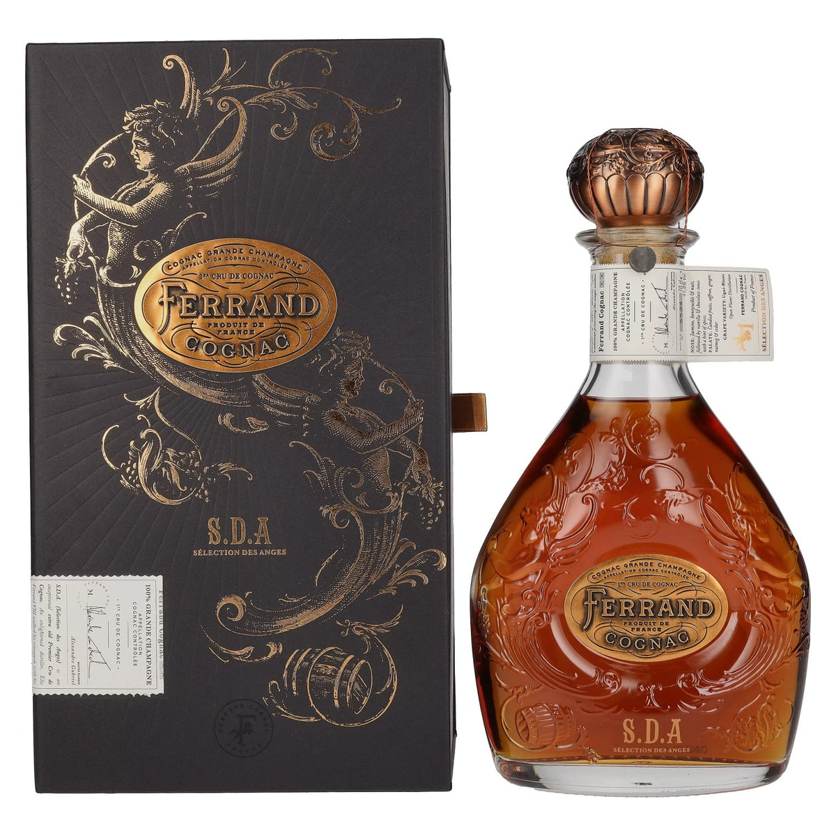 Cognac Ferrand Sélection des Anges Grande Champagne 1er Cru de Cognac 41,8% Vol. 0,7l in Geschenkbox
