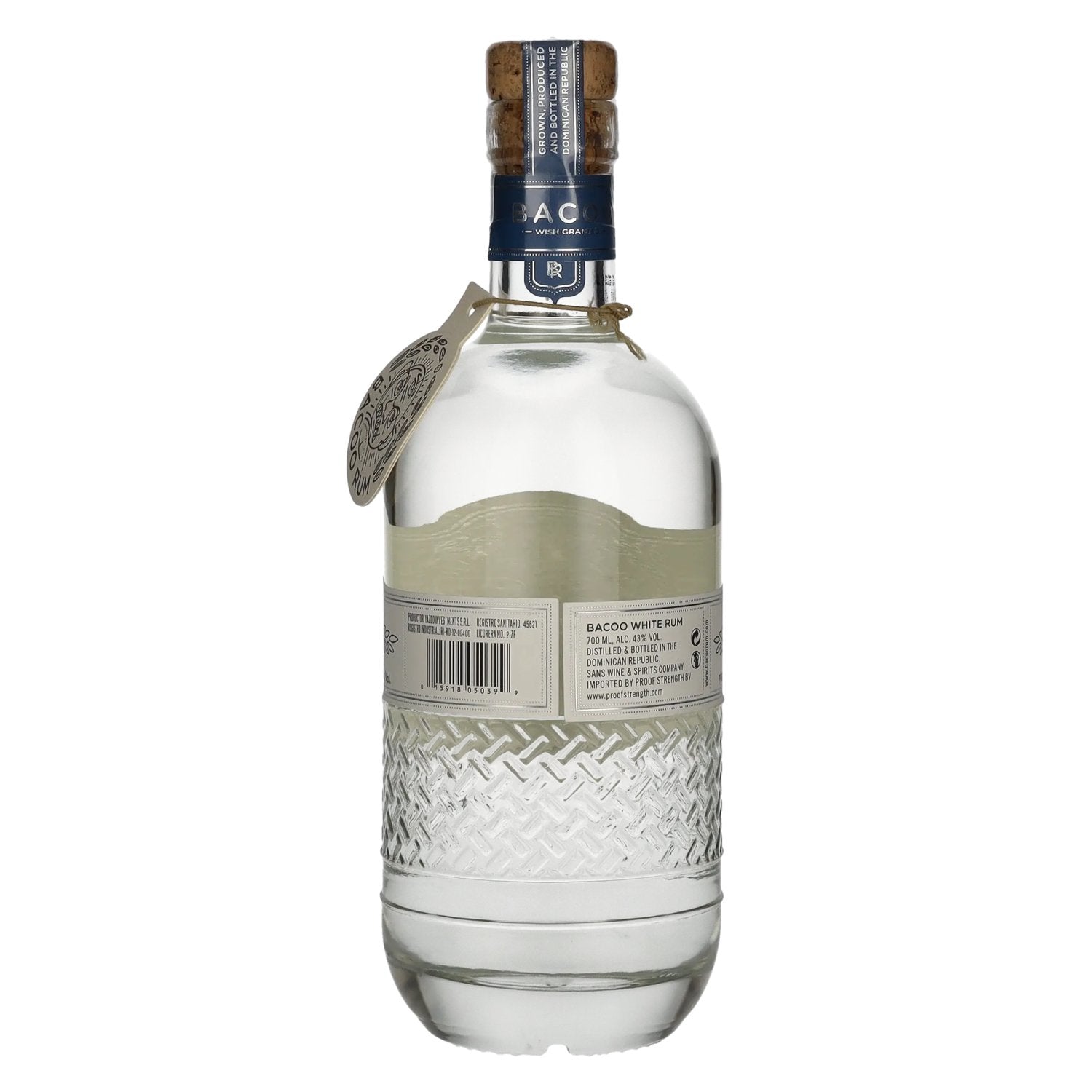 Bacoo Rum 3 Years Old White Rum 43% Vol. 0,7l