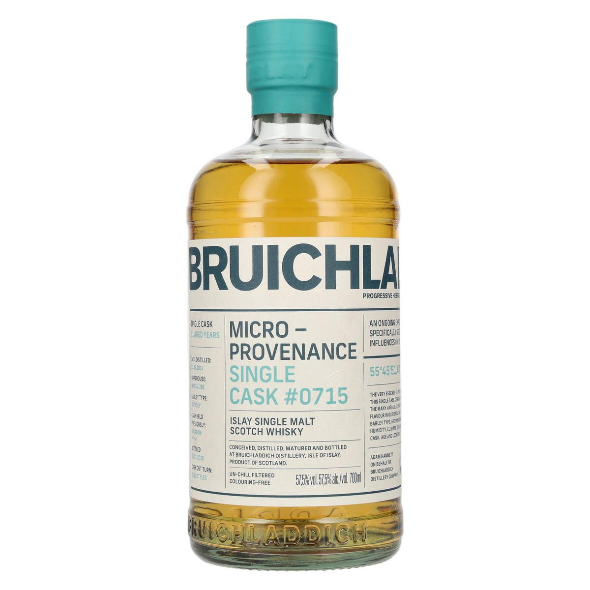 Bruichladdich MICRO-PROVENANCE Single Cask #0715 Single Malt d'Islay 57,5 % vol. 0,7 l