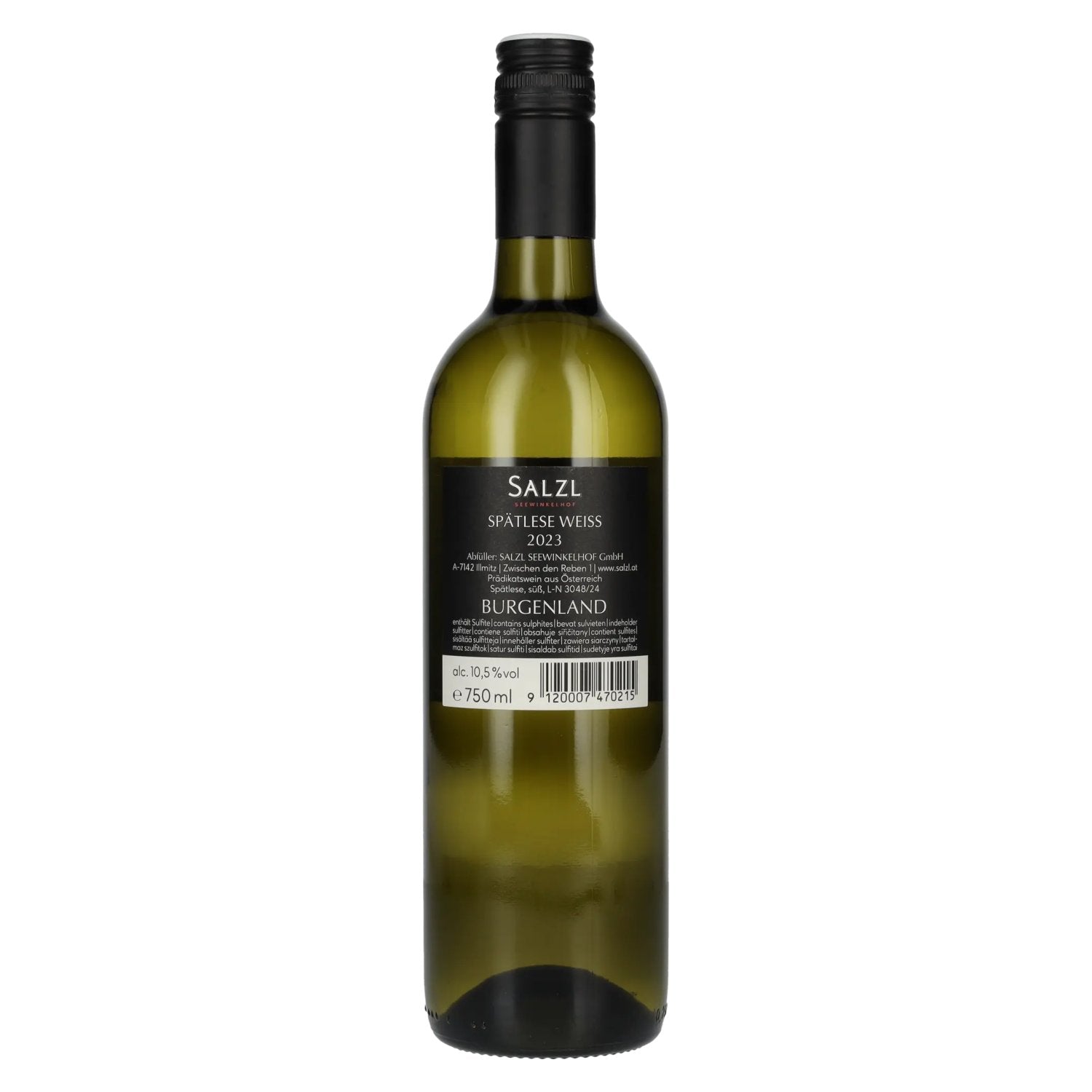 Salzl vendange tardive blanc 2023 10,5% vol. 0,75l