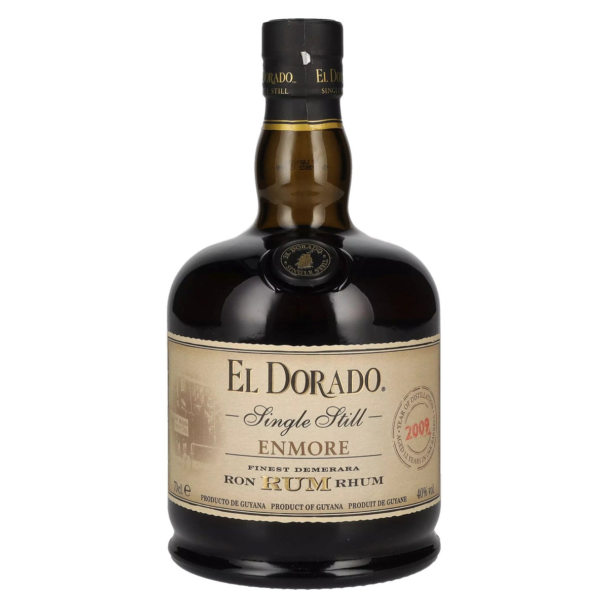 El Dorado Single Still Enmore Finest Demerara Rum 2009 40% vol. 0,7 l