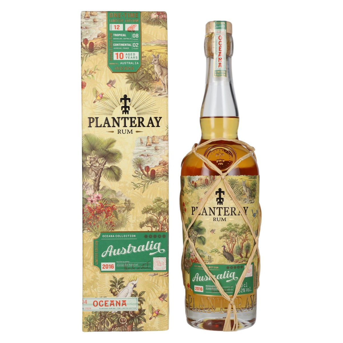 Planteray Rum AUSTRALIA ONE-TIME Oceana Collection Limited Edition 2016 52% vol. 0,7 l in geschenkverpakking