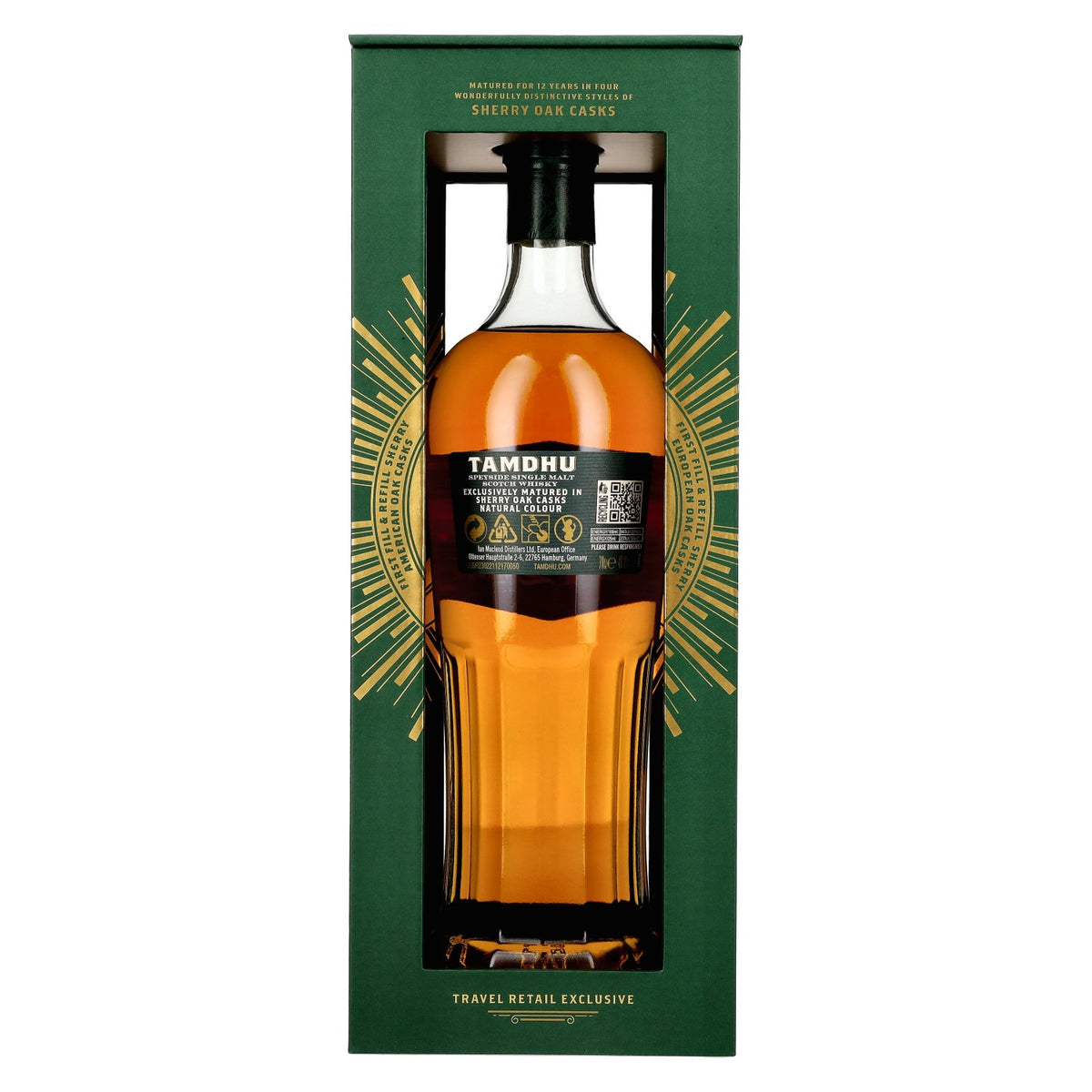 Tamdhu 12 Years Old CUATRO RESERVA Speyside Single Malt 41,2% vol. 0,7 l in geschenkverpakking