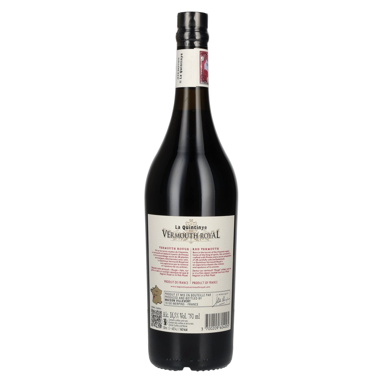 La Quintinye Vermouth Royal Rouge 16,5% Vol. 0,75l