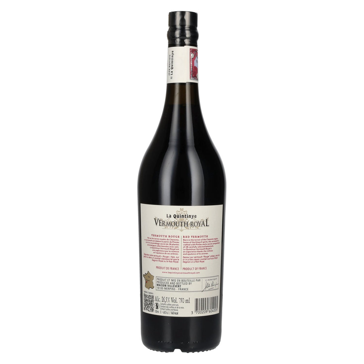 La Quintinye Vermouth Royal Rouge 16,5% vol. 0,75 l