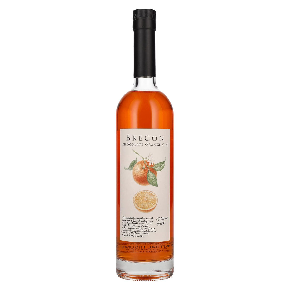 Brecon CHOCOLATE ORANGE Gin 37.5% ABV 0.7l