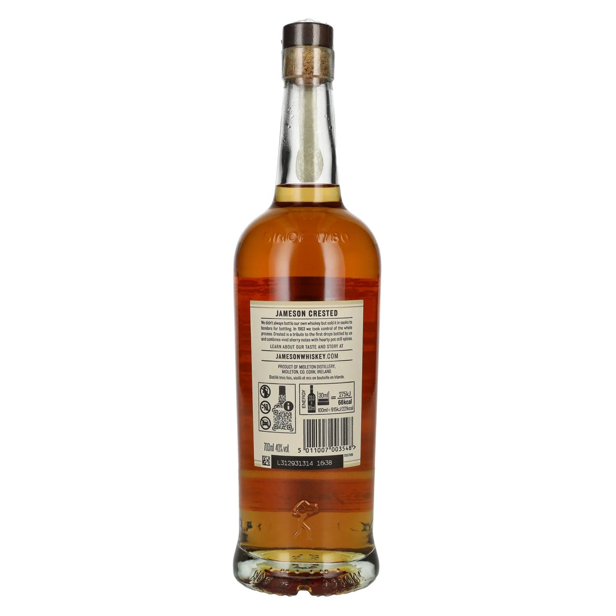 Jameson CRESTED Triple Distilled Irish Whiskey 40% Vol. 0,7l