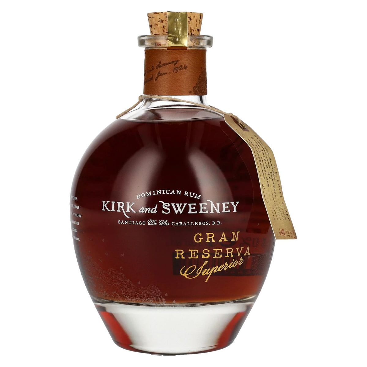 Kirk and Sweeney GRAN RESERVA SUPERIOR Dominican Rum 40% vol. 0.7 l