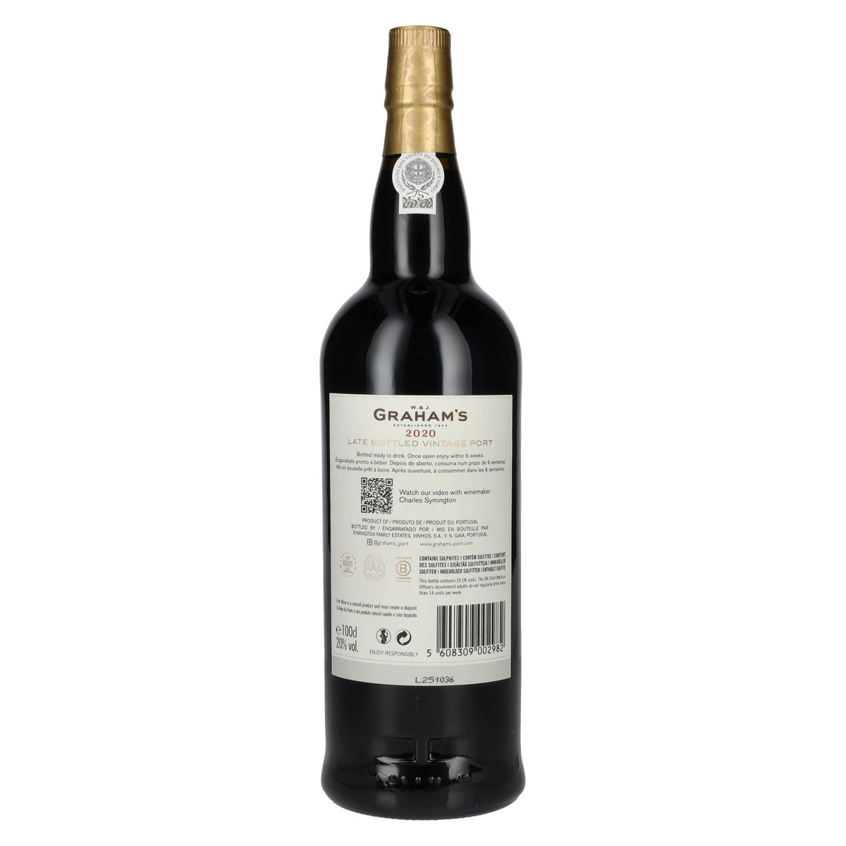 W. & J. Graham's Late Bottled Vintage Port 2018 20% Vol. 1l