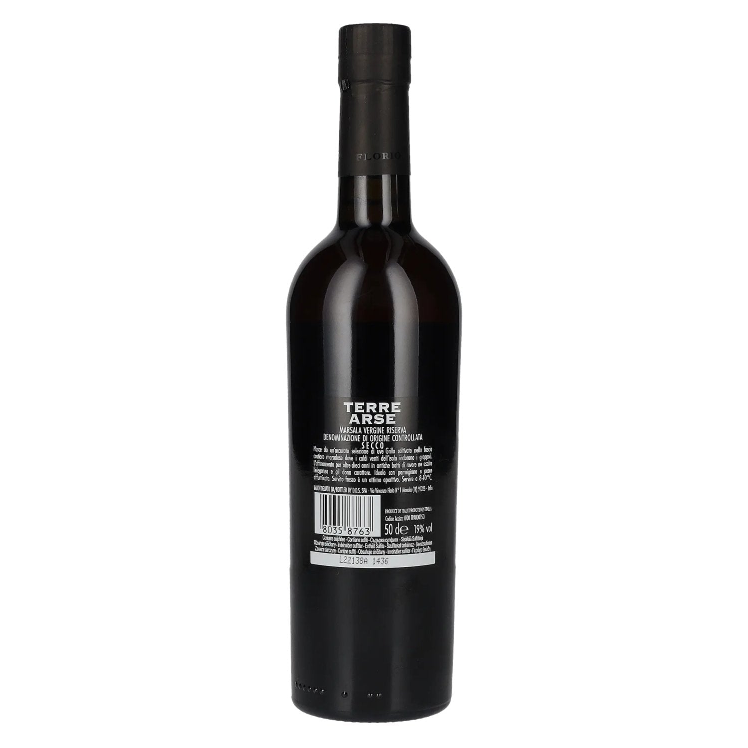 Cantine Florio TERRE ARSE Marsala Vergine Riserva Secco 2006 19% Vol. 0,5l