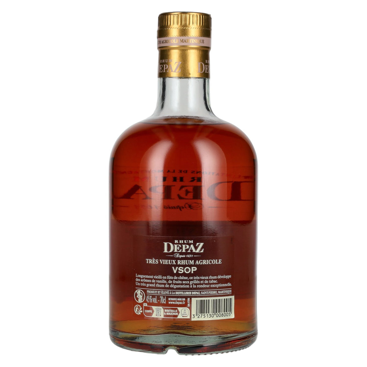 Depaz Rhum Très Agricole Vieux VSOP 45 % vol. 0,7 l