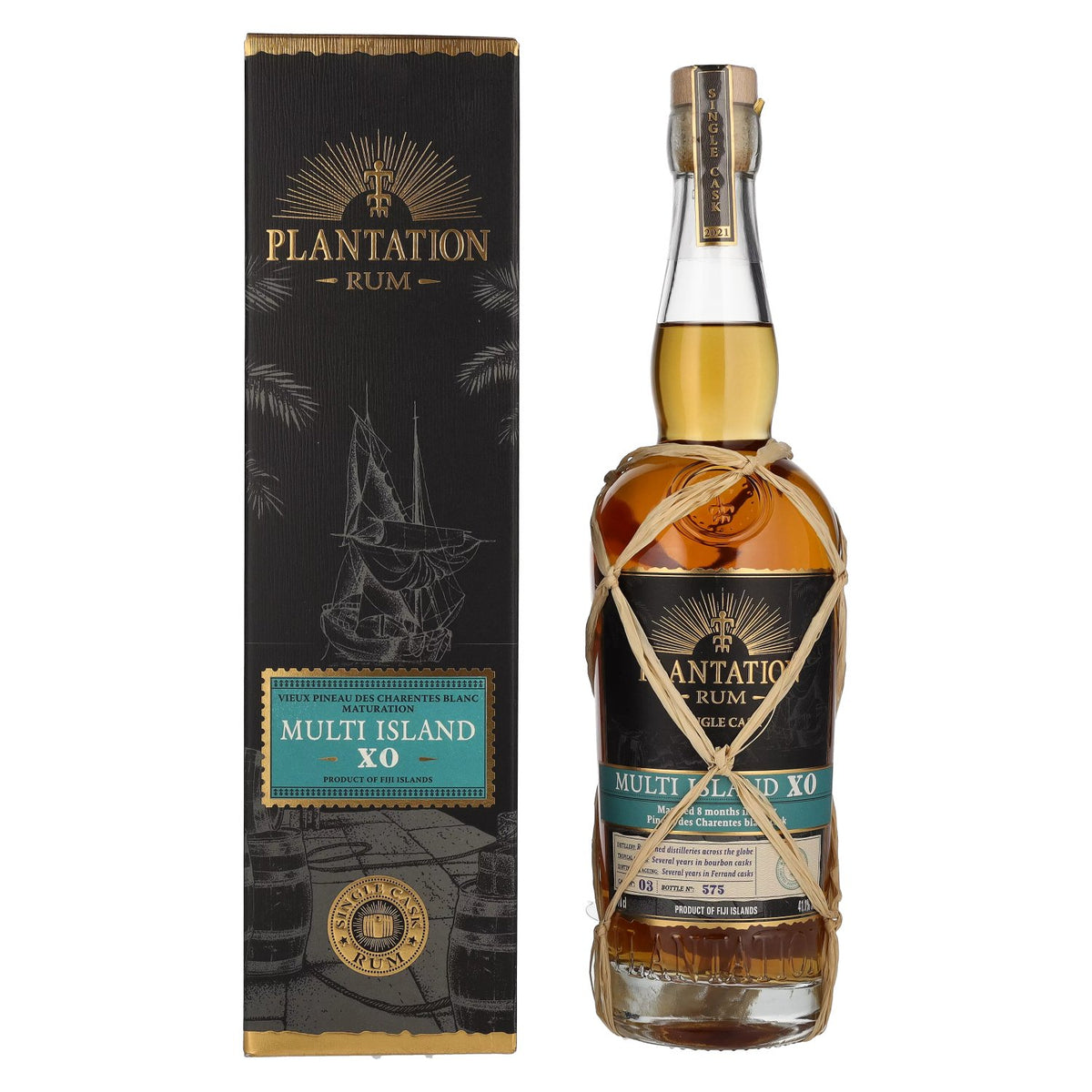 Plantation Rum MULTI-ISLAND XO Pineau des Charentes Maturation Edition 2021 41,1% vol. 0,7 l in geschenkverpakking