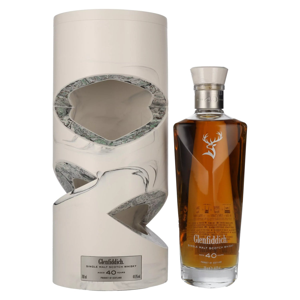 Glenfiddich 40 Years Old Single Malt Scotch Whisky Time Series No. 18 44.6% ABV 0.7l in a gift box