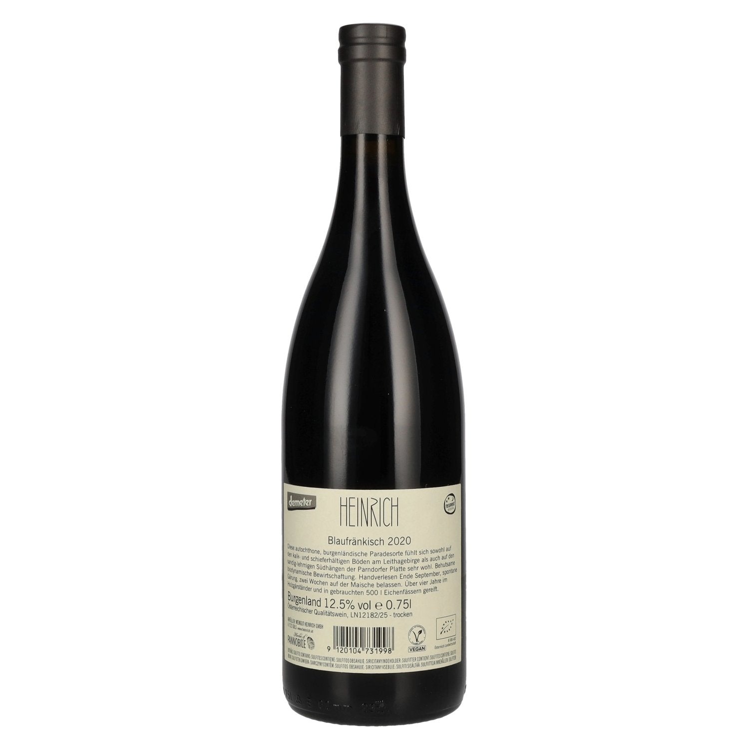 Heinrich Blaufränkisch 2020 12,5% Vol. 0,75l