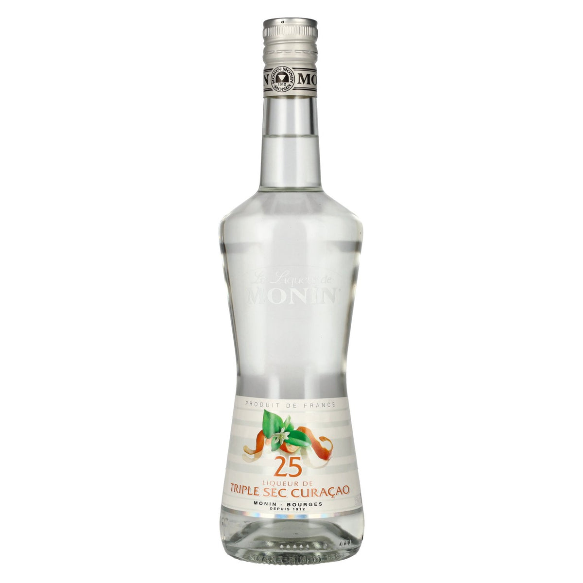 Monin TRIPLE SEC CURAÇAO Liqueur, 25% ABV, 0.7 litres