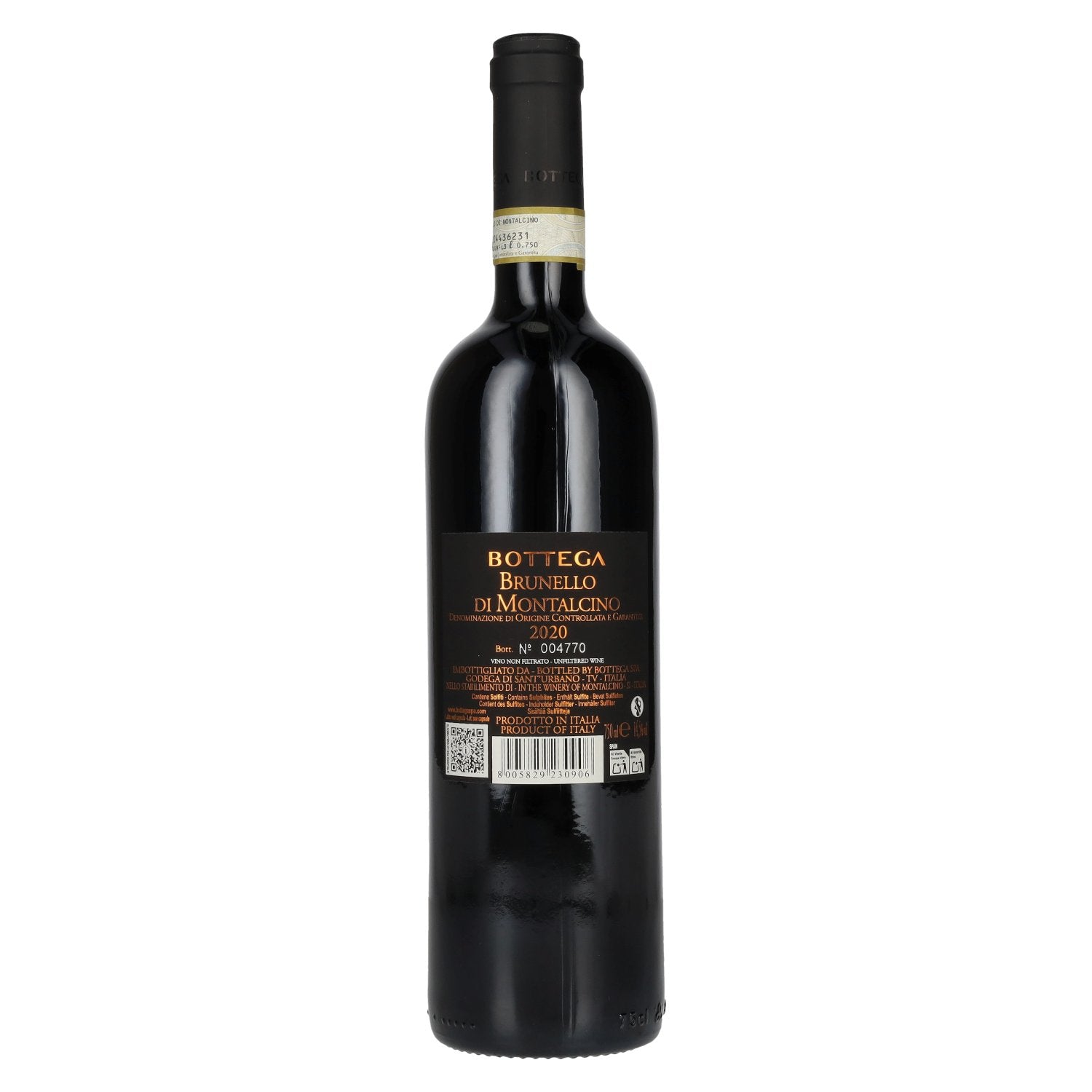 Bottega BRUNELLO DI MONTALCINO DOCG 2020 14,5% Vol. 0,75l