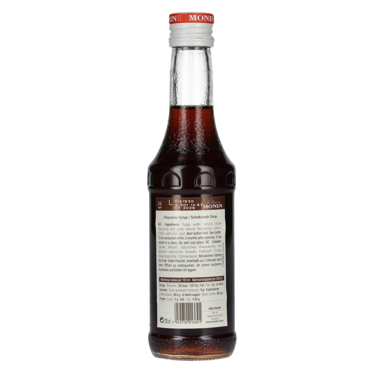 Le Sirop de Monin SCHOKOLADE 0,25l
