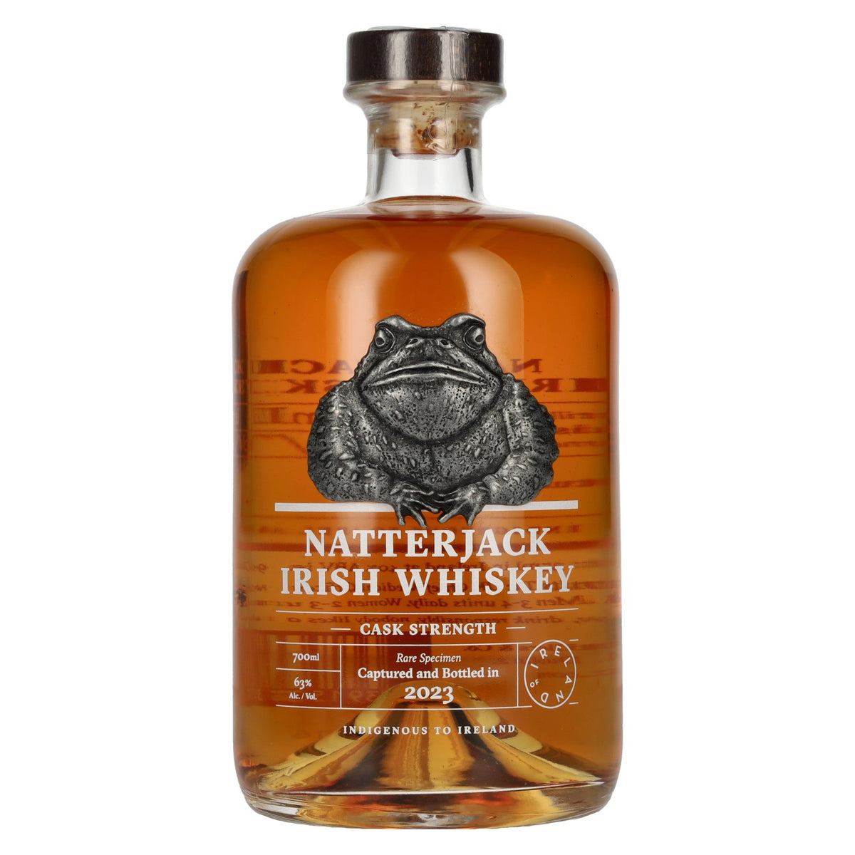 Natterjack Irish Whiskey Cask Strength 2023 63 % vol. 0,7 l