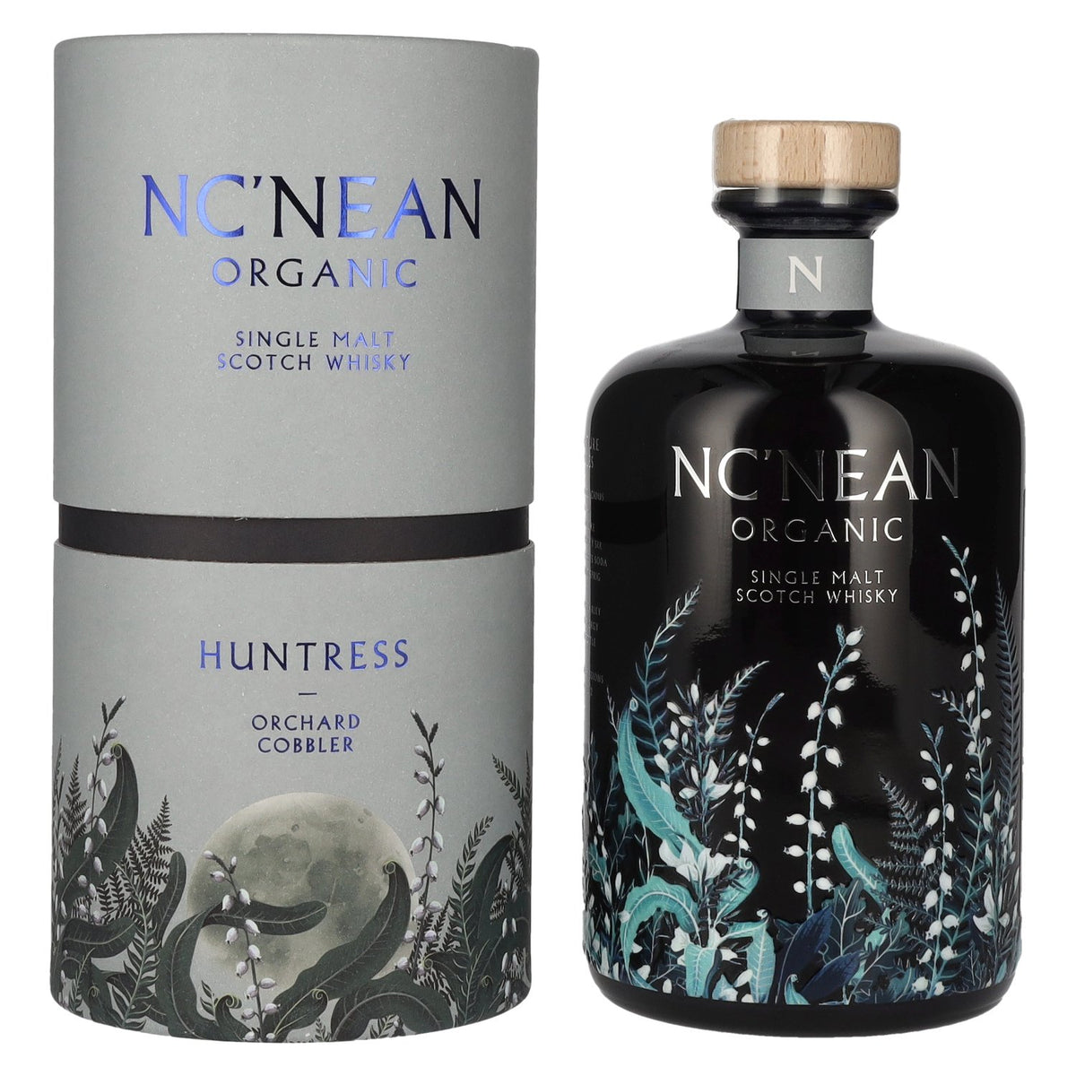 Nc'nean ORGANIC Huntress Orchard Cobbler Single Malt Scotch Whisky 48.5% ABV 0.7l in a gift box