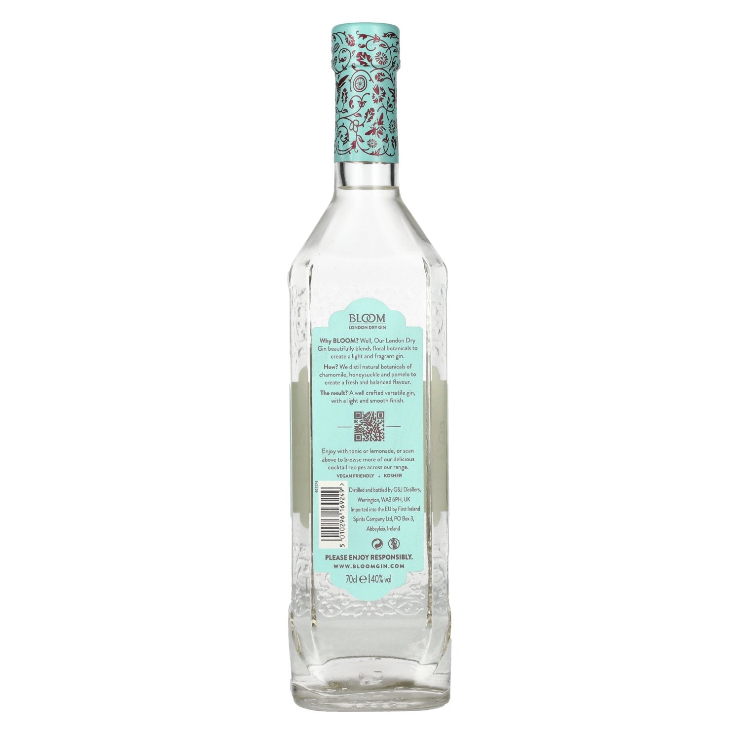 Bloom London Dry Gin 40% Vol. 0,7l